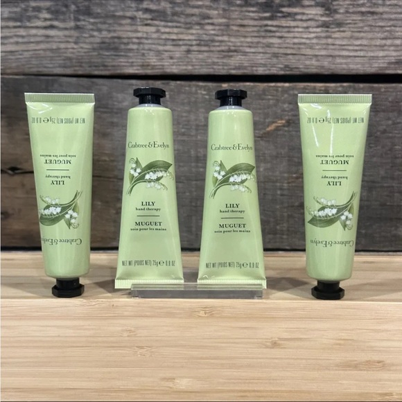 Crabtree & Evelyn Bath & Body Lot X 4 Crabtree Evelyn Lily Hand